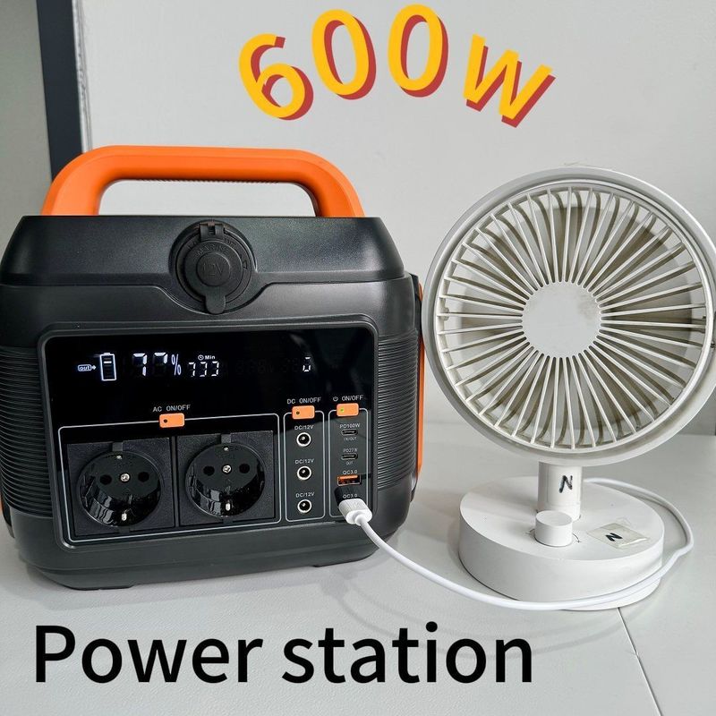 Warme 600W/576wh AC DC C-Typ Batterie Backup-Strom Notfall tragbares Kraftwerk