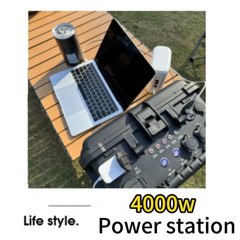 4000W/3840wh/80ah LiFePO4 Solar-Ladestation mit einfacher Portabilität