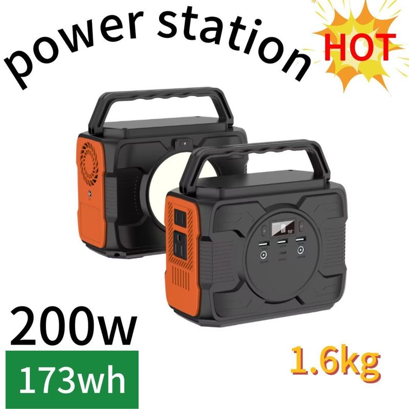 Outdoor Mobile Power Portable Power Station mit 200W/173wh Kapazität und Wechselstromleistung