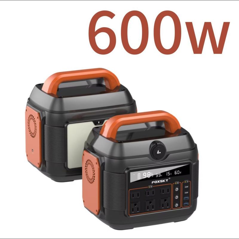 600W 300W 1200W/110V/220V Großkapazität Portable Power Station für Familien Notfälle
