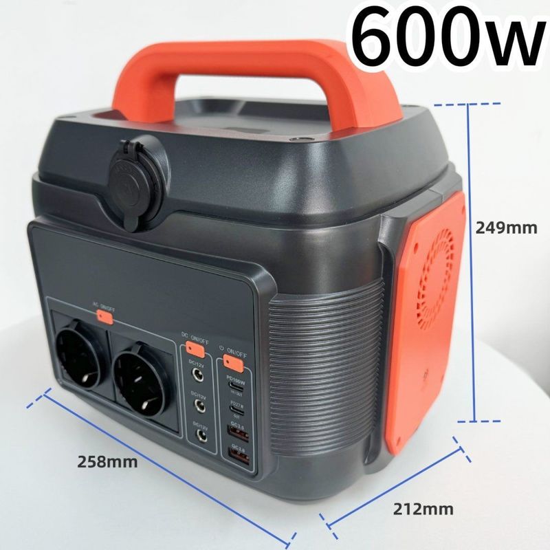 Notfall-Portable Power Station mit Wechselstrom-Ausgang 220V 50Hz/110V 60Hz und Lithiumbatterie
