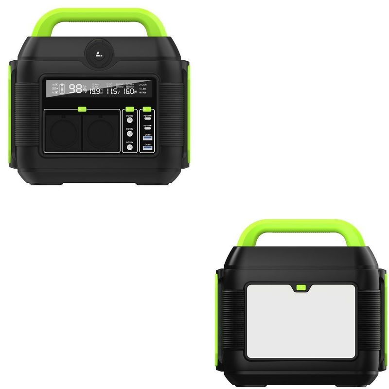 Hot 600W Outdoor Camping Portable Power Station mit Lithium-Eisen-Phosphat-Batterie