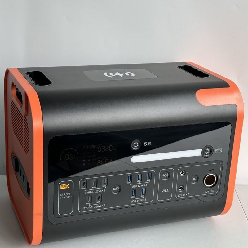 Portable Solar Power Station Zyklusdauer 2000 Mal 200W 300W 1200W 1600W 2000W 2400W