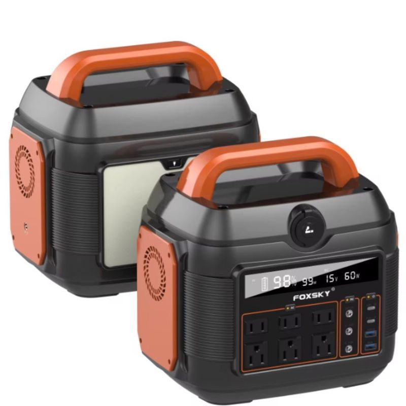 600 Watt Solarenergie Portable Outdoor Energiespeicher Kraftwerk mit Lithium-Batterie