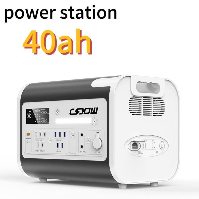 Anpassbarer Farbton 2200W/2048wh Outdoor Camping Stromspeicher Kraftwerk Reine Sinuswelle