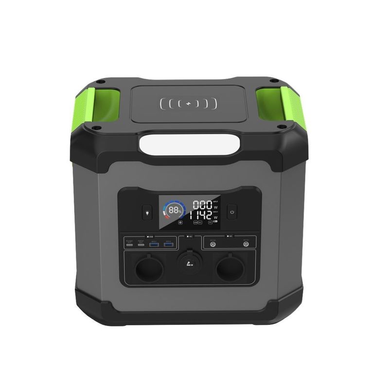 Portable Power Station 1500W Wechselstrom-Ausgangsleistung und Typ-C2-Ausgang 12V/2,25A für Notfälle