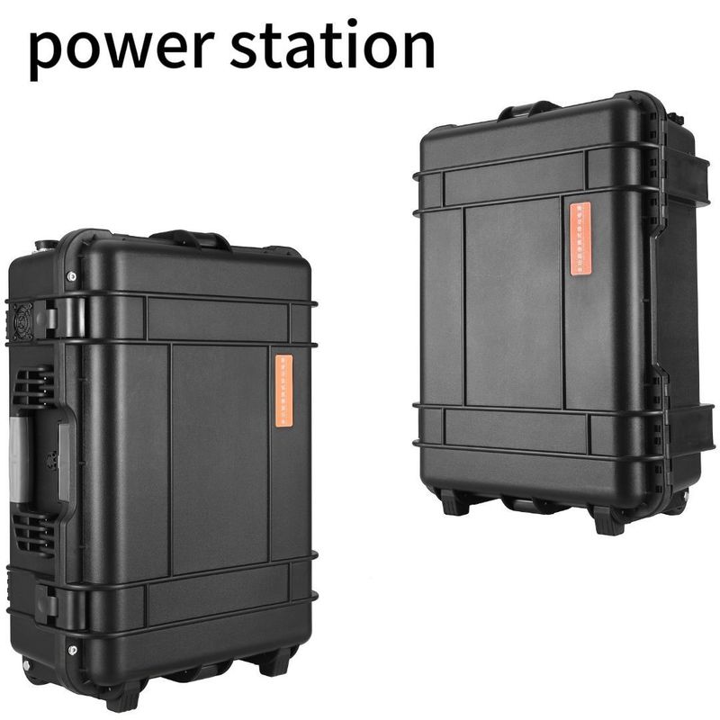 Portable Power Station mit 48V62.5ah 3000wh Batteriekapazität und Ladekapazität für Solarzellen
