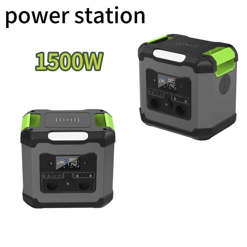 Outdoor Camping ST15 1500W tragbares Kraftwerk mit 110V/220V-Ladung von Solarzellen