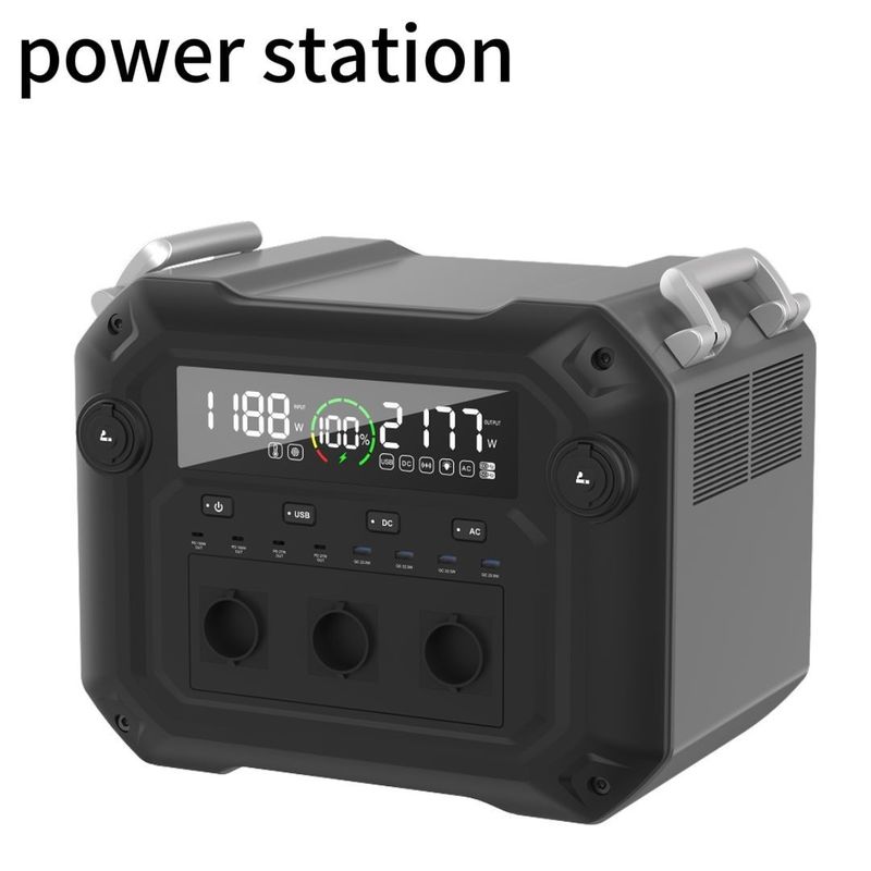 600W Max-Solarpanel-Eingabe Direkt-Portable Power Station für Zuhause und Outdoor-Camping