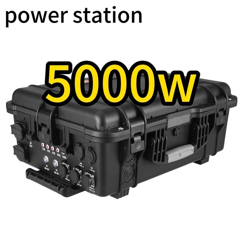 LT-50 5000W Outdoor Adventure Portable Power Station mit ABS-Legierungsmaterial