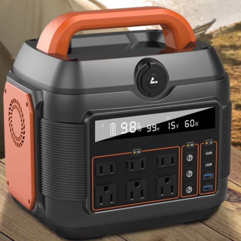 220V 50Hz/110V 60Hz Wechselstrom-Ausgang 6 Kg/576 Wh/600 W/300 W/5000 W tragbares Kraftwerk