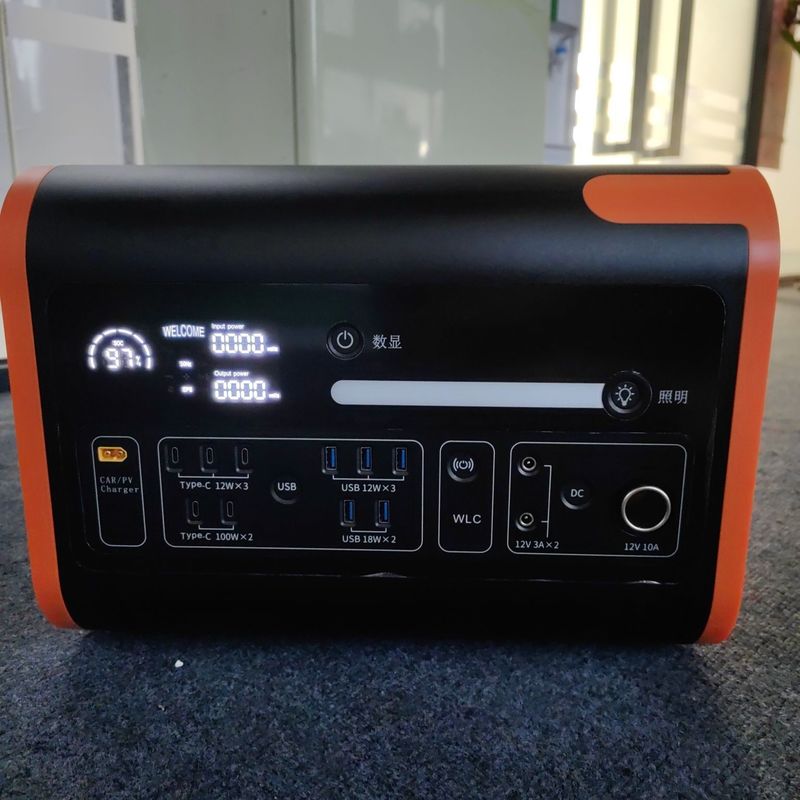 600W 1200W 2000W 2200W 3600W Ladegerät Lithiumbatterie Lebensdauer Po4 tragbares Solarkraftwerk