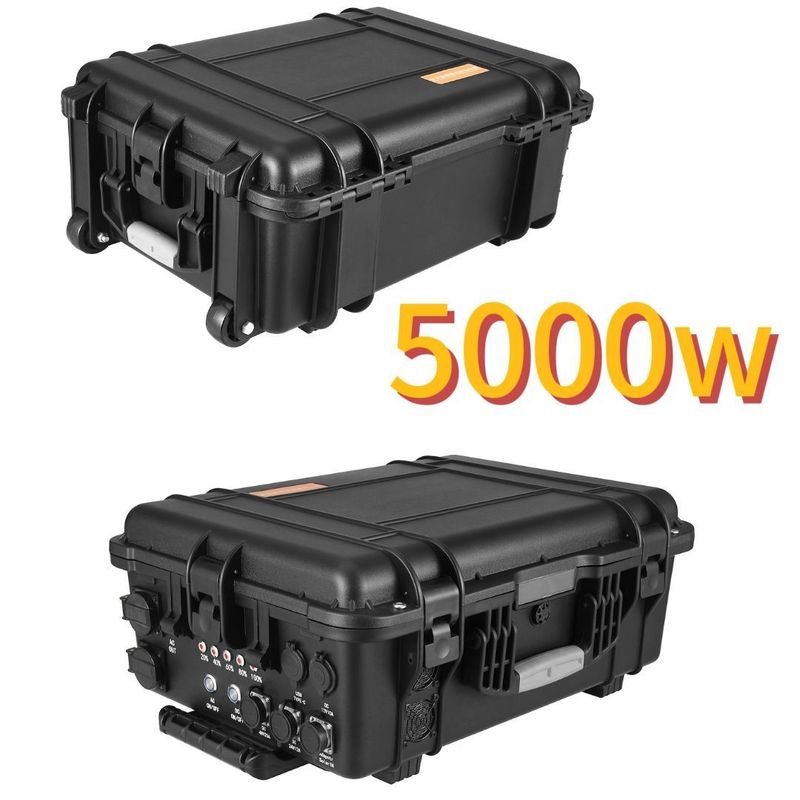 5000W tragbares Kraftwerk mit Batterie mit großer Kapazität und CE.Un38.3-Zertifizierung