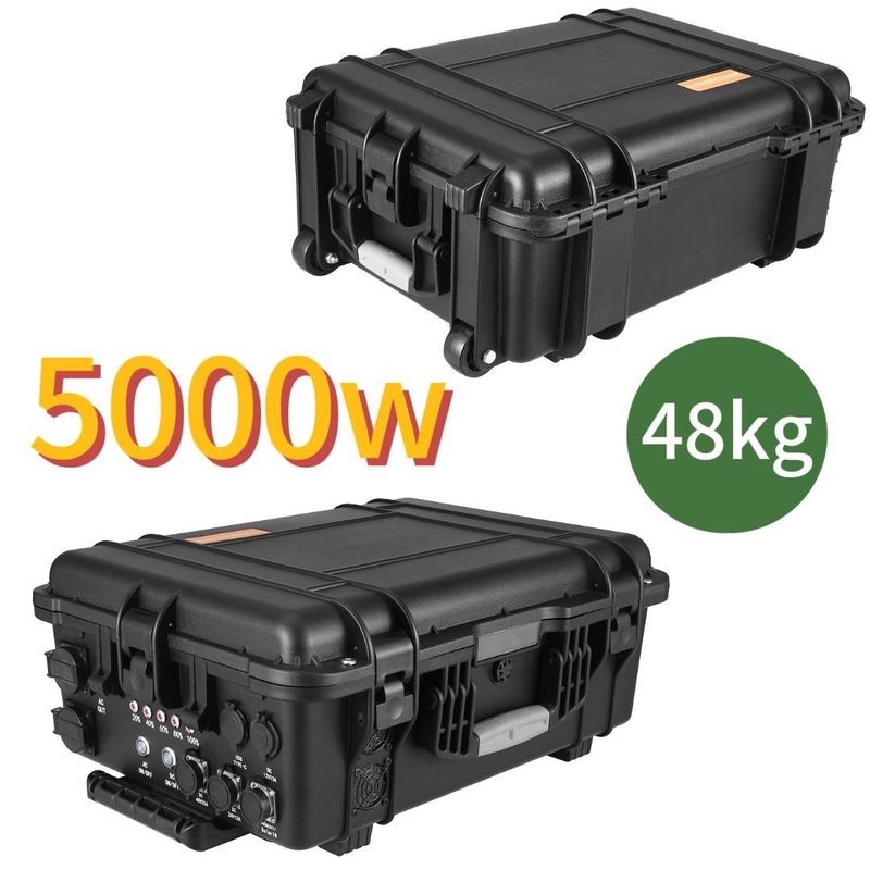 USB-Portable 5000W-Solarkraftwerk für Camping im Freien und Notfälle
