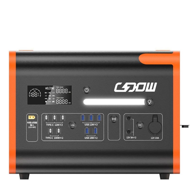 Un38.3/Msos Authentifizierung 2200W 220V tragbare Solarladung 800W Generator für den Außenbereich