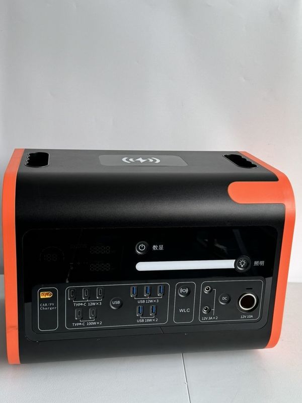 2200W tragbares Kraftwerk UPS Solarstrom 800W Generator Unterbrechungsfreie Stromversorgung