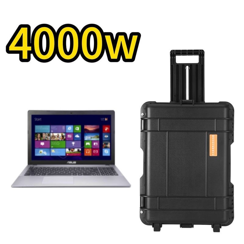 AC-Reine Sinuswelle Portable Power für Zuhause und Camping 4000W Ausgangssteckdose Alle Typen