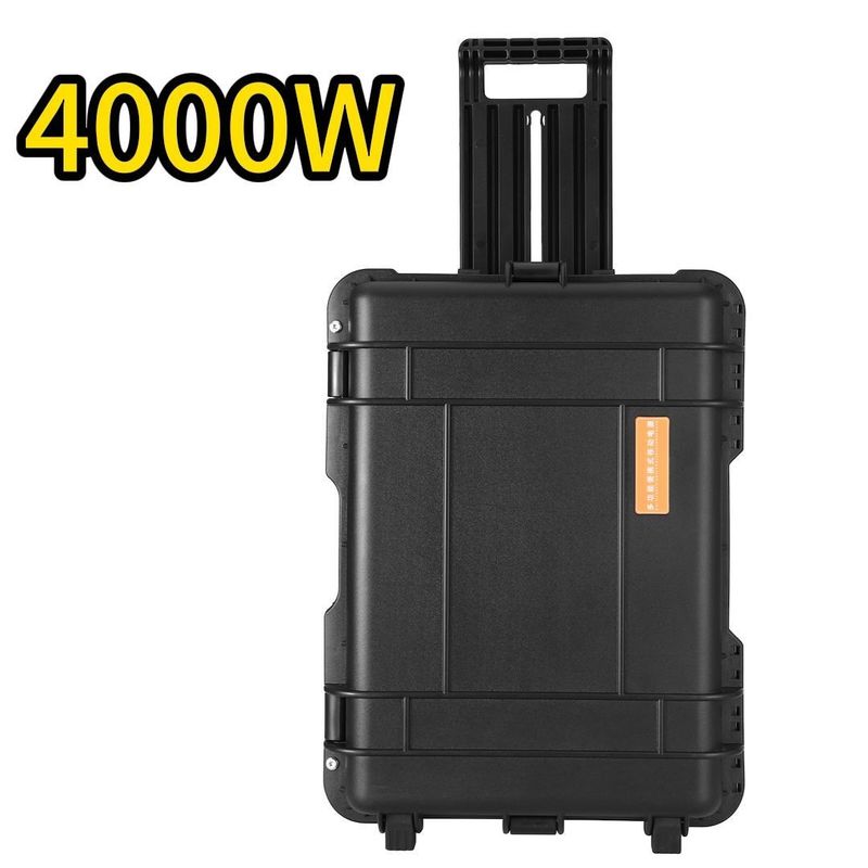 4000W Lithiumbatterie Solargenerator mit großer Kapazität perfekt für Wohnwagen und Outdoor