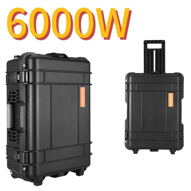 6000W Lithiumbatterie-Portable Power Station für Märkte in Südamerika