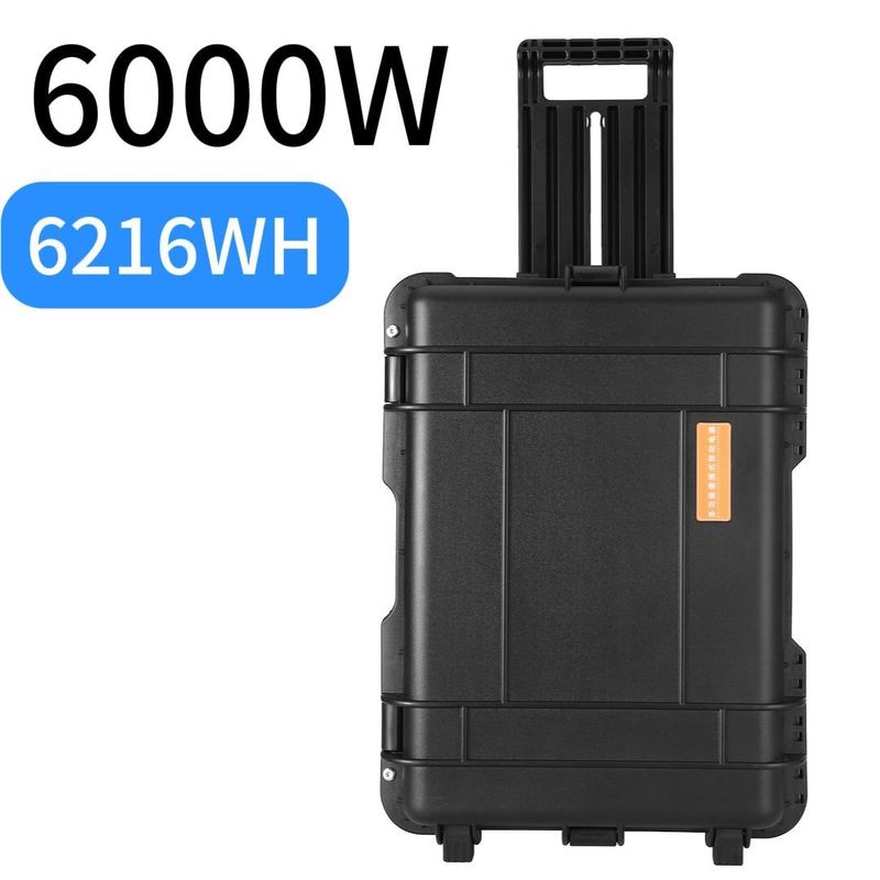 Outdoor Home RV 6000W Portable Power Station mit AC Pure Sine Wave und großer Kapazität