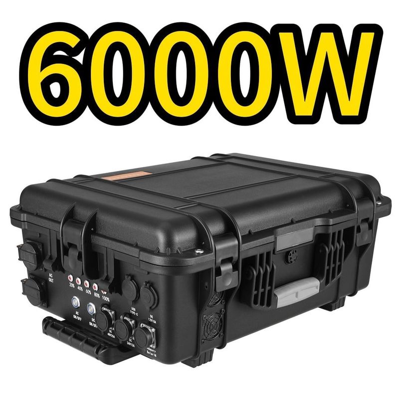 Portable Power Station für Notfallsicherung und Energiespeicherung Ladezeit 6-7h