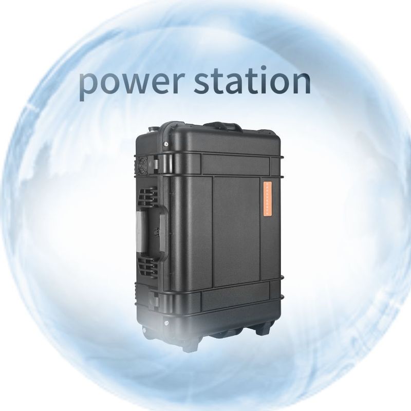 8000W Spitzenleistung Outdoor Mobile Power Station mit AC 220V Steckdose und Lithiumbatterie