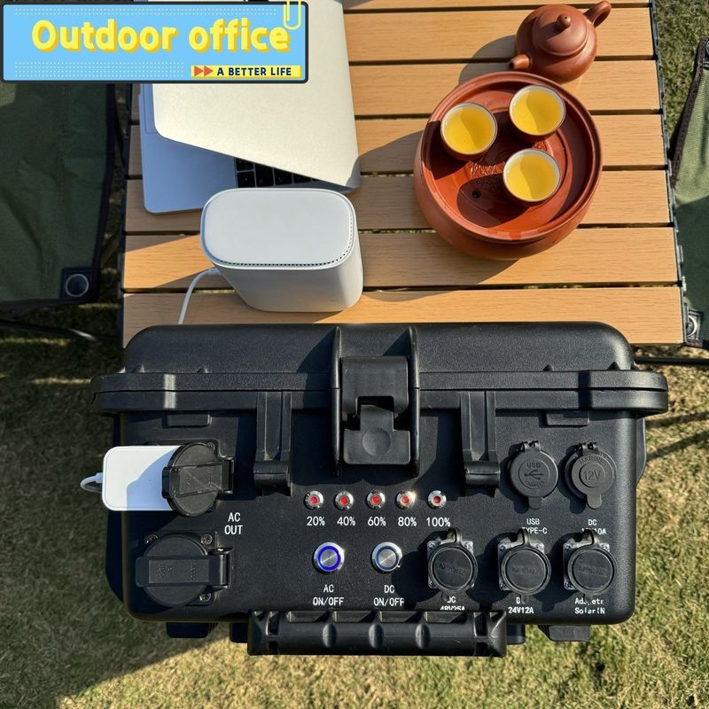 AC-Ausgang 110V/220V Große Kapazität 6216wh Camping Solarpack mit 6-7h Ladezeit