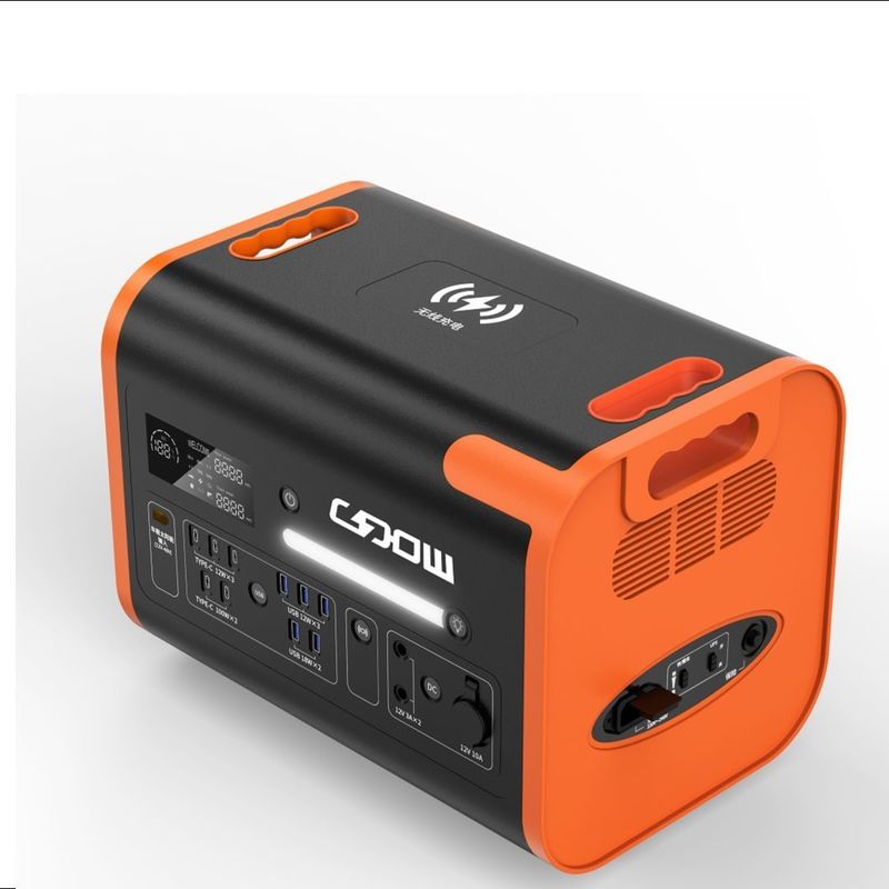 800W Max Solarladung LiFePO4 Backup Batterie Portable Power für Camping und Outdoor