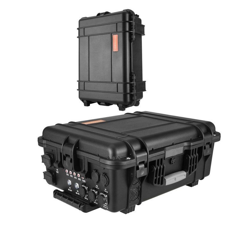 Portable Lifep04 Batterie reine Sinuswelle Ausgang 5000W/4800wh/48kg für Outdoor-Camping
