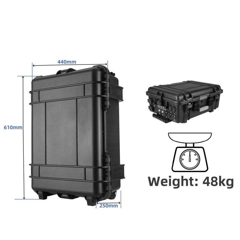 5000W/4800W Batterie UPS Portable Power Station für Häuser im Freien 6-7h Ladezeit