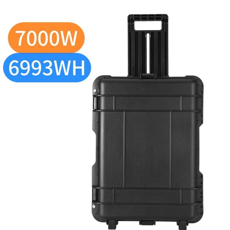 AC-Reine Sinuswellenleistung 7000W Außenkraftwerk LiFePO4 tragbare Solargenerator