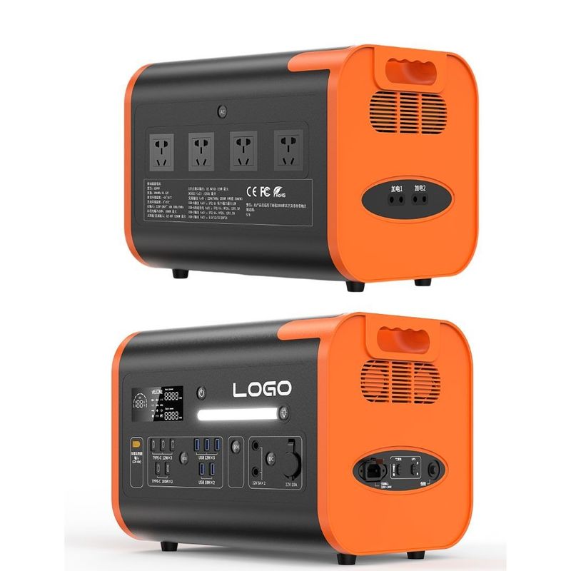LiFePO4 Portable Power Station 40ah/2200W/2400W für das Laden in mehreren Szenen und Notfälle
