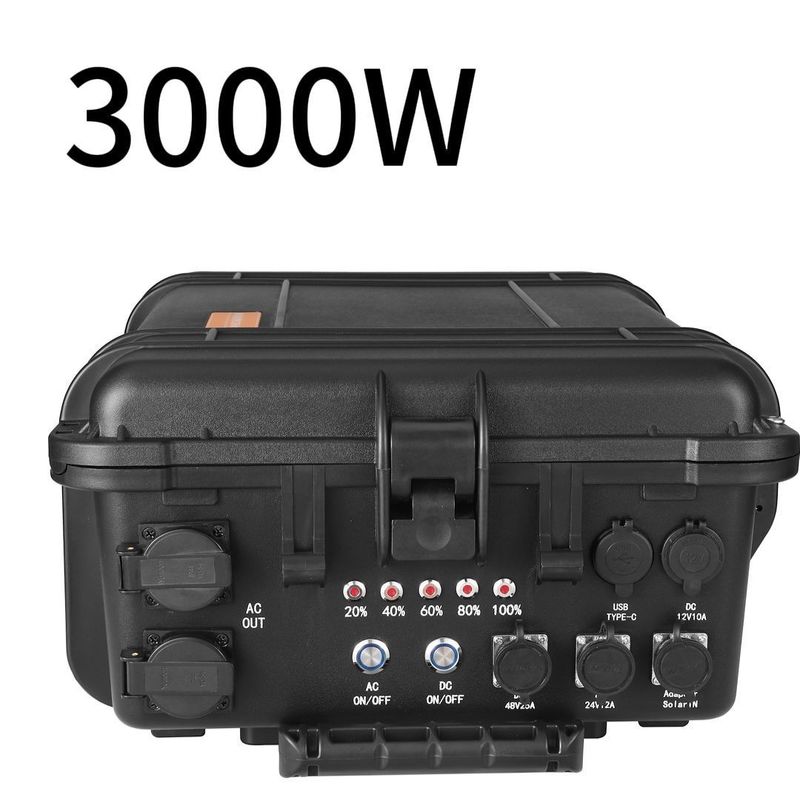 Trägerenergiegenerator 3000W/3000wh Kraftwerk für die Notstromversorgung im Freien