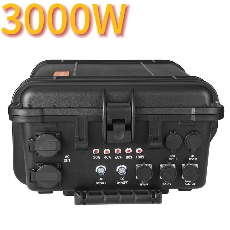 Schwarz 3kw 5kw 6kw Handheld Standby-Stromkraftwerk mit CE.Un38.3 Zertifizierung