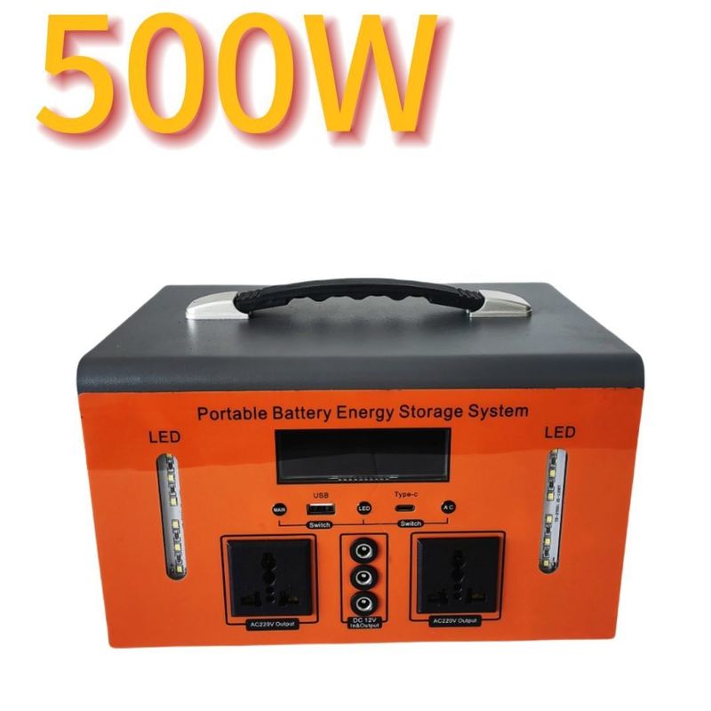 XT500 500W tragbare Lithiumbatterie-Stromversorgung für Camping im Freien und Notfälle