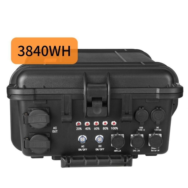 4000W Großkapazität Outdoor Mobile Power Solargenerator Kraftwerk für Vielseitig