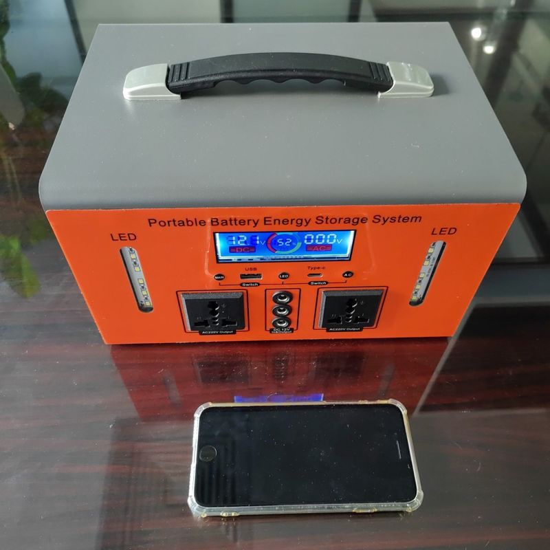 500 Watt Büro-Backup-Ladebank-Portable Power Station mit 12 V Gleichstrom-Ausgang 11-14 V Max