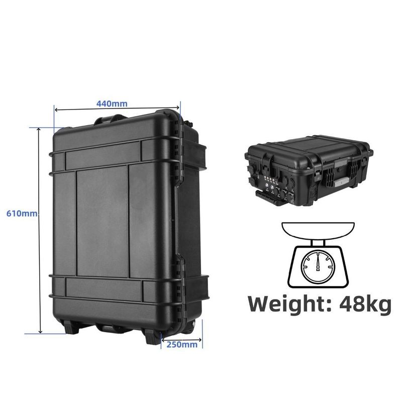 5000 W Portable Lithium Energy Storage Stromversorgung für Reisen und Außenbetrieb