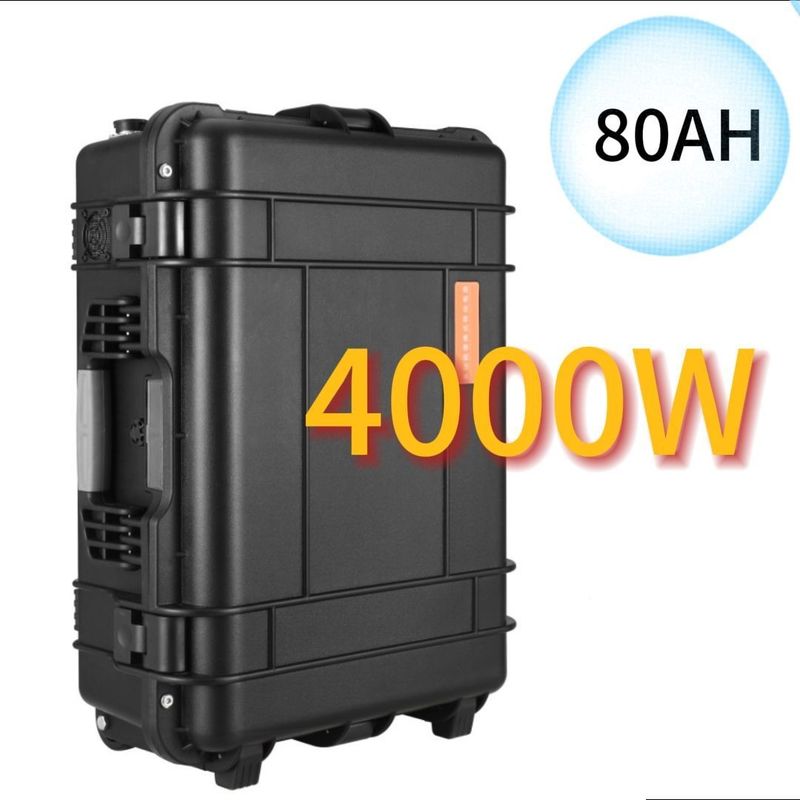 4000W/110V/230V tragbares Kraftwerk für LiFePO4 Energiespeicher und Batterieindikator