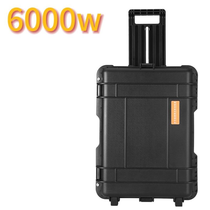 Outdoor-Ternär-Lithiumbatterie-Portable Power Station 6000W/6216wh mit hoher Sicherheit