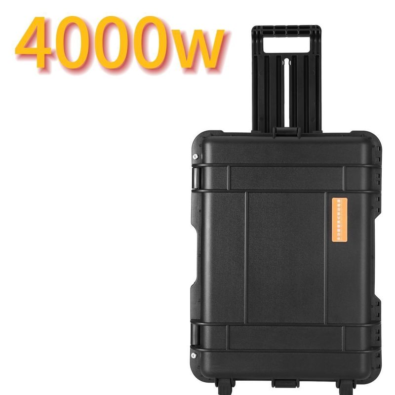 4000W wiederaufladbare Sicherungsversorgung für Outdoor-Haus und Wohnmobil-Ausgangssteckdose aller Typen
