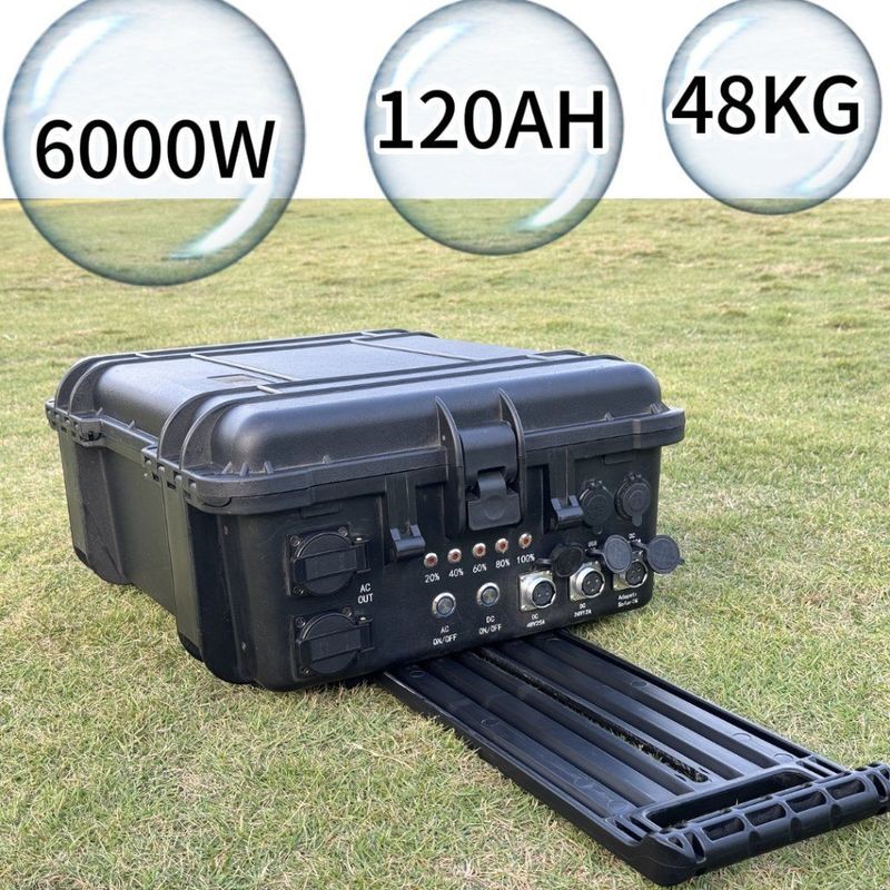 Portable Power Stations 6216wh Wiederaufladbare Ersatzstromversorgung für Live-Übertragungen im Freien
