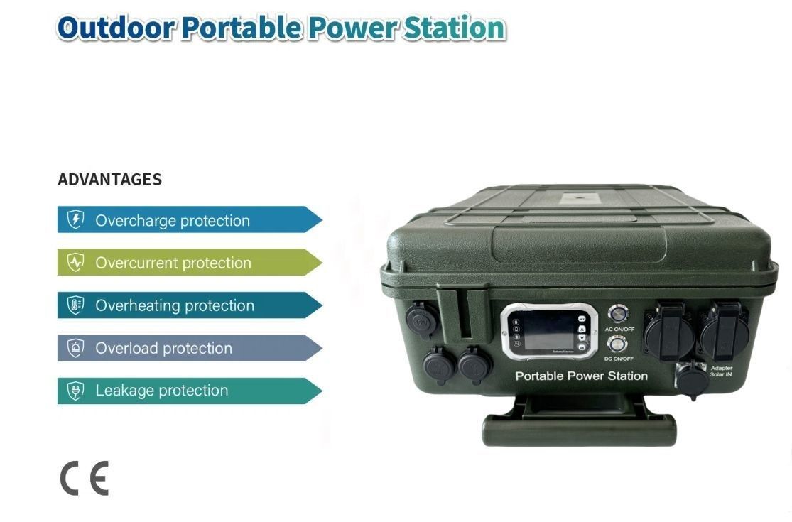 Warmstart 7000W/7056wh LiFePO4 Batterie-UPS für Haushalts-Außen-Portable Power Station